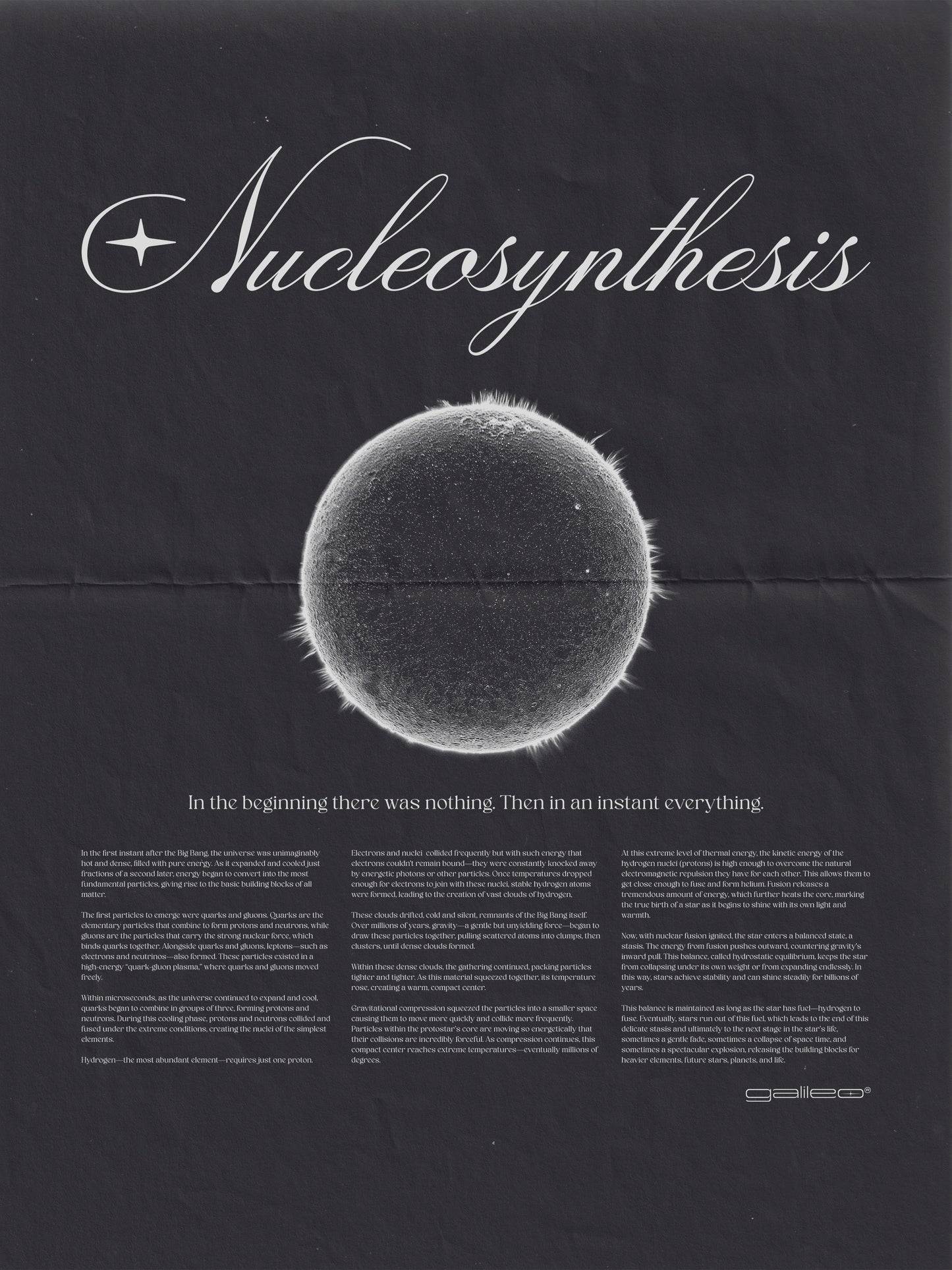 NUCLEOSYNTHESIS